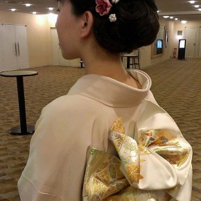 【お客様のお写真】 和花の髪飾り&ブローチ 【お客様のお写真】 和花の髪飾り&ブローチ